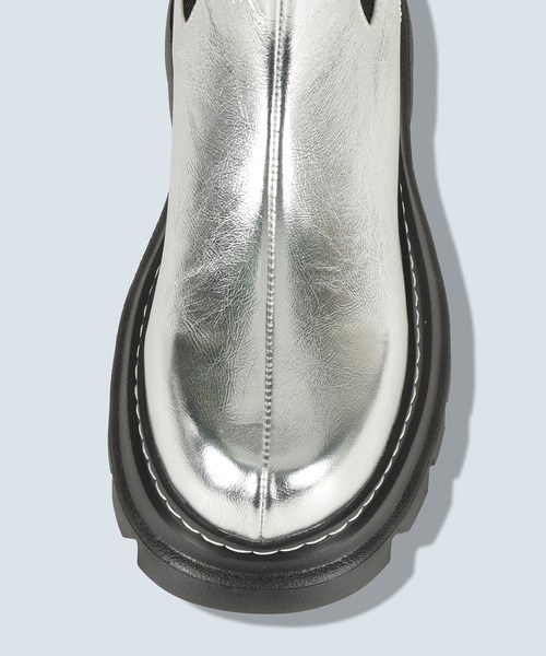 靴 OMMO VOLUME HEAD SIDEGORE BOOTS VOLUME HEAD SIDE GORE BOOTS-S（ブーツ）｜OMMO（オーエムエムオー