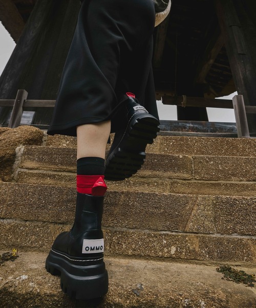 靴 OMMO VOLUME HEAD SIDEGORE BOOTS VOLUME HEAD SIDE GORE BOOTS-S（ブーツ）｜OMMO（オーエムエムオー