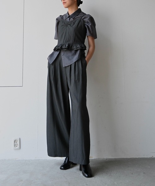 セール】half sleeve sheer SH（シャツ/ブラウス）｜WILLFULLY（ウィル