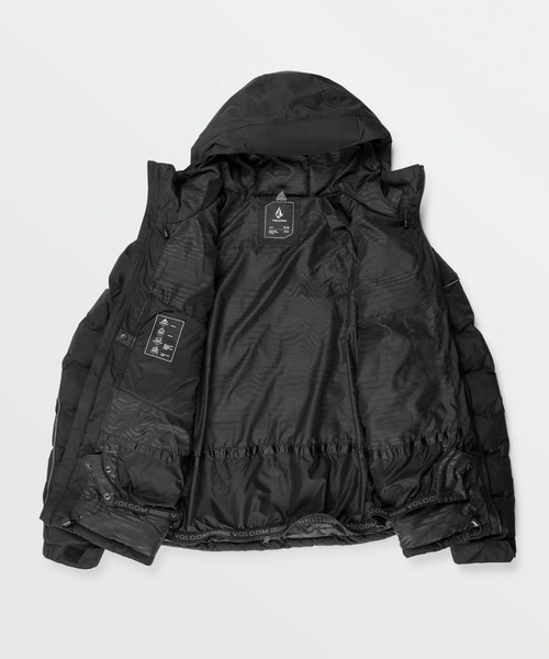 VOLCOM（ボルコム）の「【VOLCOM/ボルコム】 Mens Sew Down Jacket /スキースノーボードパファージャケット（その他アウター・メンズ・ブラック・X-LARGE/XX-LARGE/X-SMALL/LARGE）」の2枚目の写真