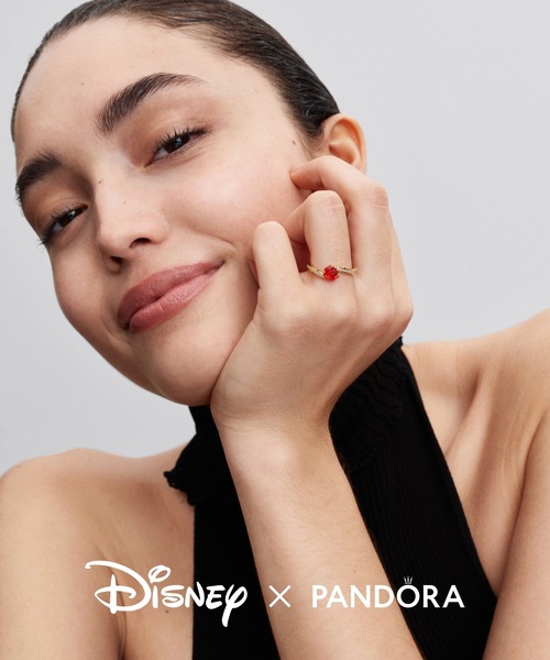PANDORA(パンドラ)の「ディズニー 美女と野獣 ローズ ゴールドリング(リング・レディース・イエローゴールド・54/52/50/48/58/56)」の4枚目の写真