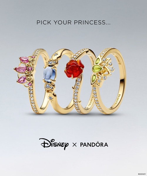 PANDORA(パンドラ)の「ディズニー 美女と野獣 ローズ ゴールドリング(リング・レディース・イエローゴールド・54/52/50/48/58/56)」の6枚目の写真