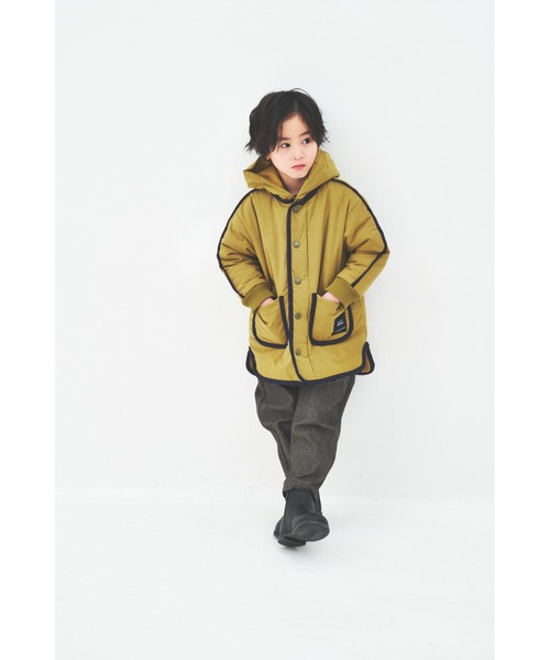 maarook（マルーク）の「タフタパイピング中綿ジャケット（その他アウター・キッズ・イエロー/ブラック・110cm/100cm/130cm/120cm/90cm）」の12枚目の写真