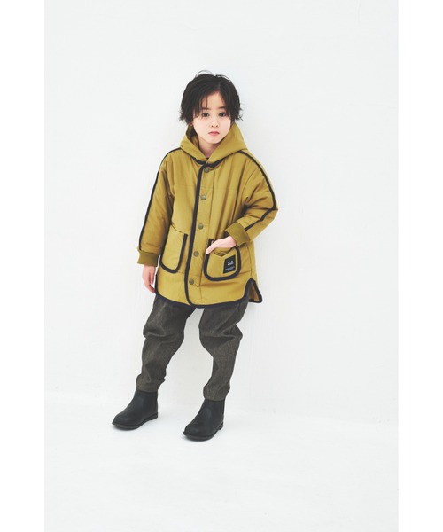 maarook（マルーク）の「タフタパイピング中綿ジャケット（その他アウター・キッズ・イエロー/ブラック・110cm/100cm/130cm/120cm/90cm）」の14枚目の写真