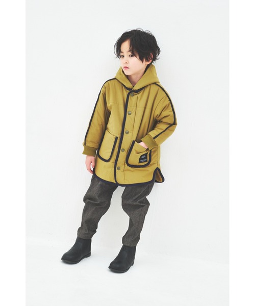 maarook（マルーク）の「タフタパイピング中綿ジャケット（その他アウター・キッズ・イエロー/ブラック・110cm/100cm/130cm/120cm/90cm）」の15枚目の写真