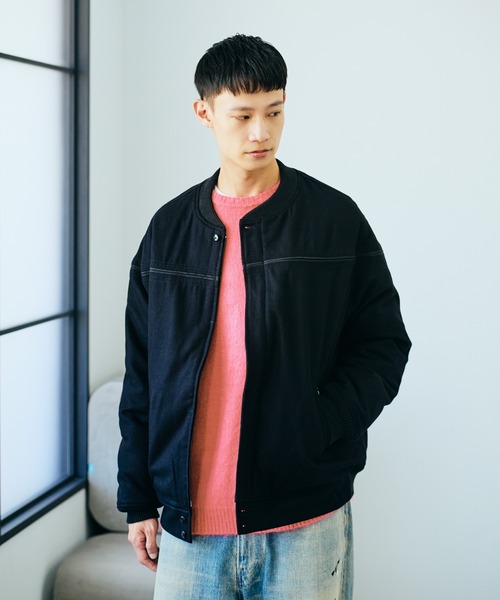 タウンクラフト　アウター　スカジャン 黒 TOWNCRAFT（タウンクラフト） ブルゾン アウター タウンクラフト