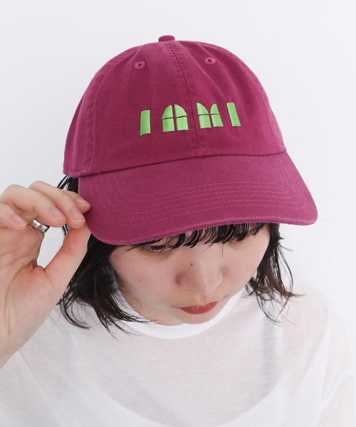 I am I in fact...（アイアムアイインファクト）の「●Favorite Motif キャップ（キャップ・レディース・パープル/ブラウン・FREE）」の2枚目の写真