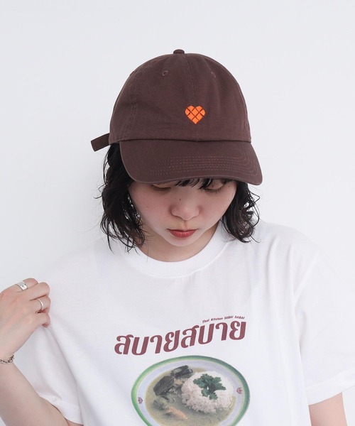 I am I in fact...（アイアムアイインファクト）の「●Favorite Motif キャップ（キャップ・レディース・パープル/ブラウン・FREE）」の8枚目の写真