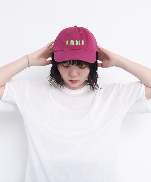 I am I in fact...（アイアムアイインファクト）の「●Favorite Motif キャップ（キャップ・レディース・パープル/ブラウン・FREE）」の15枚目の写真