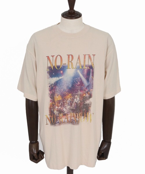 No Rain No Rainbow（ノーレインノーレインボー）の「mt9964-NR band T-shirt Tシャツ(NR25W-30)（Tシャツ/カットソー・メンズ・ベージュ/ネイビー/チャコール・S/M/L/XL）」の20枚目の写真