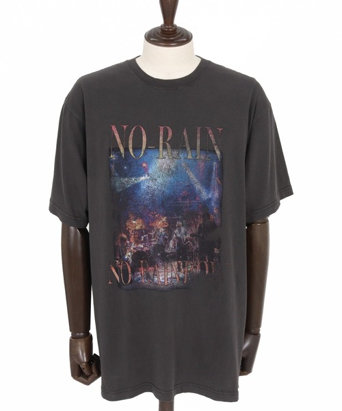 No Rain No Rainbow（ノーレインノーレインボー）の「mt9964-NR band T-shirt Tシャツ(NR25W-30)（Tシャツ/カットソー・メンズ・ベージュ/ネイビー/チャコール・S/M/L/XL）」の21枚目の写真