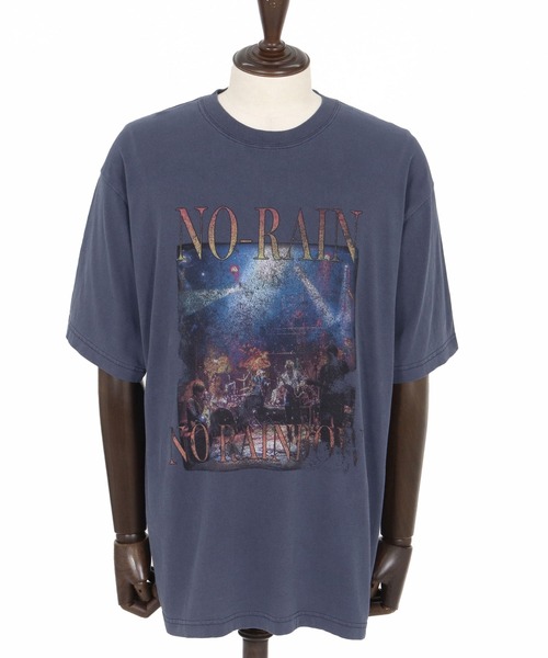 No Rain No Rainbow（ノーレインノーレインボー）の「mt9964-NR band T-shirt Tシャツ(NR25W-30)（Tシャツ/カットソー・メンズ・ベージュ/ネイビー/チャコール・S/M/L/XL）」の22枚目の写真