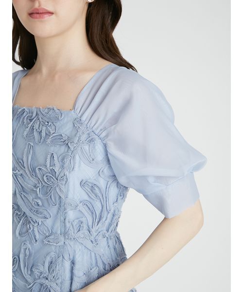 CELFORD（セルフォード）の「リリーエンブロイダリードレス（ドレス・レディース・ライトグレー・36）」の3枚目の写真