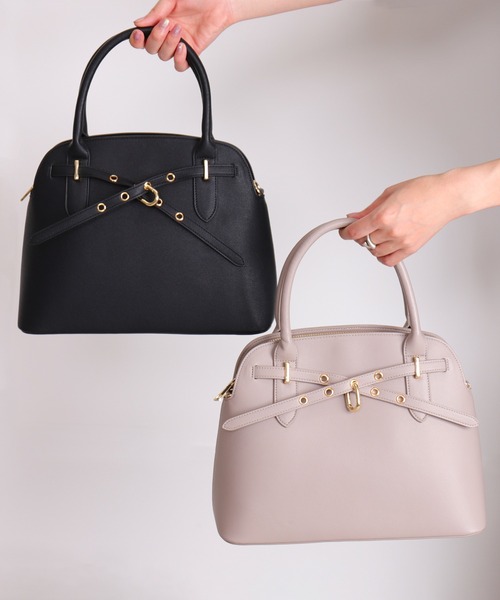 artemis by DIANA（アルテミスバイダイアナ）の「ストラップ付属2WAY　ブガッティバッグ（ハンドバッグ・レディース・ブラック/グレー/ブラウン・FREE）」の11枚目の写真