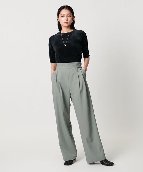 MARW UNITED ARROWS＞ハイウエスト タックパンツ（スラックス）｜MARW