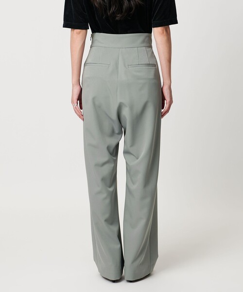 MARW UNITED ARROWS(マルゥ ユナイテッドアローズ)の「<MARW UNITED ARROWS>ハイウエスト タックパンツ(スラックス・レディース・ブラック/ライトグレー・38/36)」の11枚目の写真