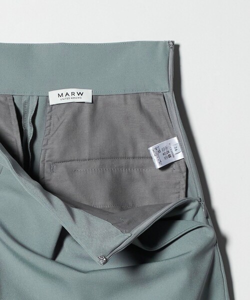 MARW UNITED ARROWS(マルゥ ユナイテッドアローズ)の「<MARW UNITED ARROWS>ハイウエスト タックパンツ(スラックス・レディース・ブラック/ライトグレー・38/36)」の17枚目の写真