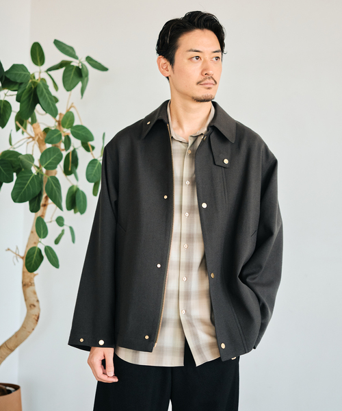 2/30 ドライ ウール ツイル ブルゾン（その他アウター）｜EDIFICE