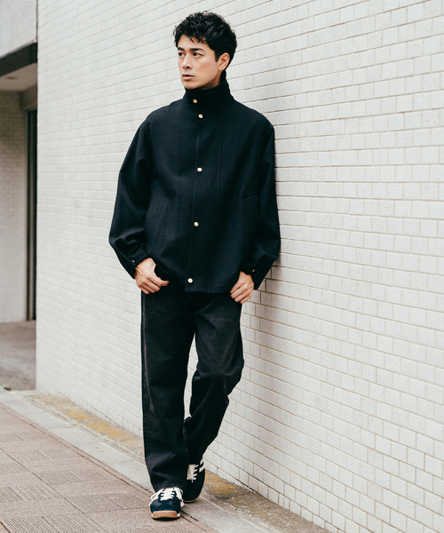 EDIFICE（エディフィス）の「2/30 ドライ ウール ツイル ブルゾン（その他アウター・メンズ・グリーン/ブラック・LARGE/MEDIUM/SMALL）」の19枚目の写真