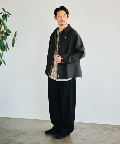 2/30 ドライ ウール ツイル ブルゾン（その他アウター）｜EDIFICE