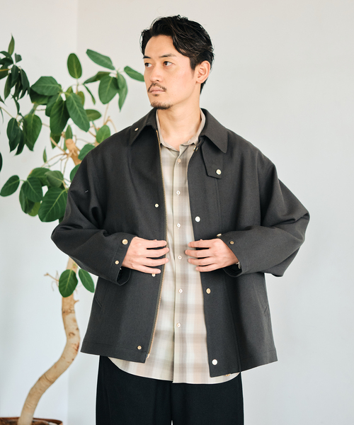 2/30 ドライ ウール ツイル ブルゾン（その他アウター）｜EDIFICE