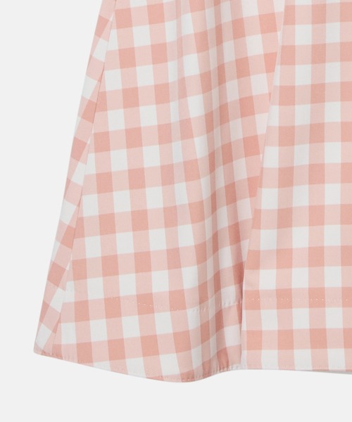 LE CIEL BLEU(ルシェルブルー)の「ギンガムプリントボンディドスカート / Gingham-Print Bonded Skirt(スカート・レディース・ピンク・38/36/34)」の10枚目の写真