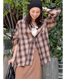 Ungrid | ビッグルーズチェックシャツ(シャツ/ブラウス)