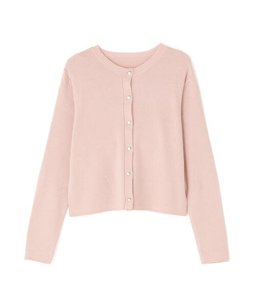 NATURAL BEAUTY BASIC(ナチュラルビューティーベーシック)の「◇ベーシックラメカーディガン(カーディガン/ボレロ・レディース・ブラウン/ピンク/グレー/オフホワイト・FREE)」の15枚目の写真