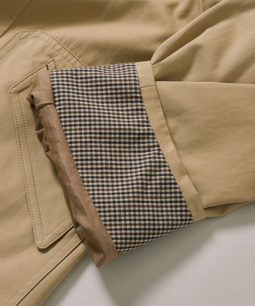 PUBLIC TOKYO（パブリックトウキョウ）の「ストレートラインステンカラーコート（ステンカラーコート・レディース・ダークグレー/ベージュ・1/2）」の13枚目の写真