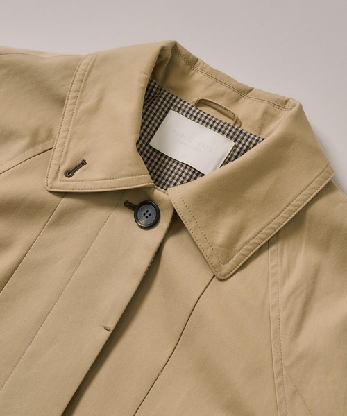 PUBLIC TOKYO（パブリックトウキョウ）の「ストレートラインステンカラーコート（トレンチコート・レディース・ダークグレー/ベージュ・1/2）」の19枚目の写真