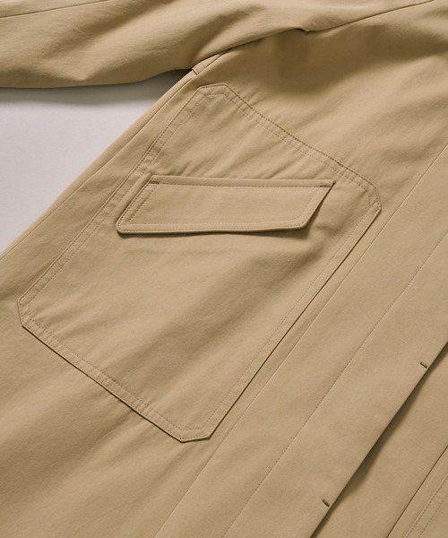 PUBLIC TOKYO（パブリックトウキョウ）の「ストレートラインステンカラーコート（ステンカラーコート・レディース・ダークグレー/ベージュ・1/2）」の12枚目の写真
