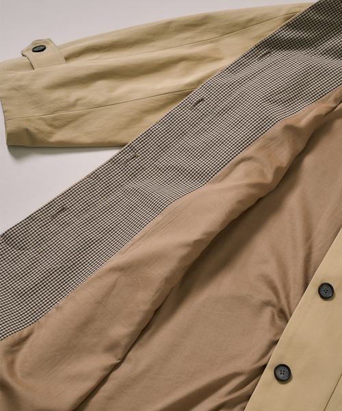 PUBLIC TOKYO（パブリックトウキョウ）の「ストレートラインステンカラーコート（ステンカラーコート・レディース・ダークグレー/ベージュ・1/2）」の16枚目の写真