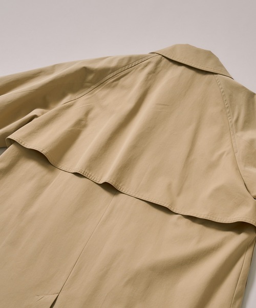 PUBLIC TOKYO（パブリックトウキョウ）の「ストレートラインステンカラーコート（トレンチコート・レディース・ダークグレー/ベージュ・1/2）」の20枚目の写真