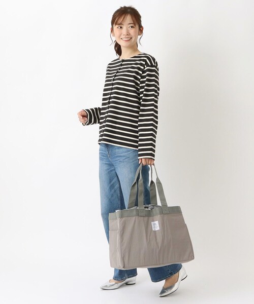 one'sterrace(ワンズテラス)の「ヘンリースタジオ ショッピングバッグ(エコバッグ/サブバッグ・レディース・グレー系4/ブラック系8/イエロー系9・99)」の15枚目の写真
