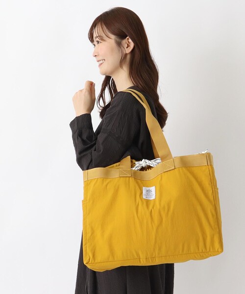 one'sterrace(ワンズテラス)の「ヘンリースタジオ ショッピングバッグ(エコバッグ/サブバッグ・レディース・グレー系4/ブラック系8/イエロー系9・99)」の18枚目の写真