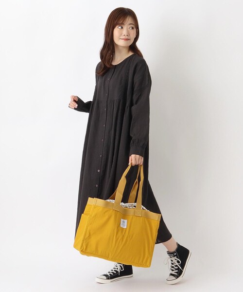 one'sterrace(ワンズテラス)の「ヘンリースタジオ ショッピングバッグ(エコバッグ/サブバッグ・レディース・グレー系4/ブラック系8/イエロー系9・99)」の19枚目の写真