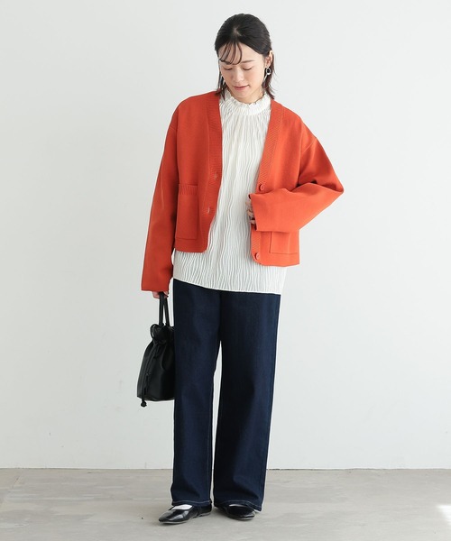 n'OrLABEL（ノアールレーベル）の「『楊柳カットブラウス』（シャツ/ブラウス・レディース・ブラック/アイボリー・2/1）」の12枚目の写真