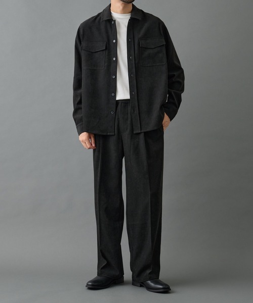 COLONY 2139（コロニートゥーワンスリーナイン）の「フェードツイルCPOシャツ（シャツ/ブラウス・メンズ・ブラック/バーガンディー/ベージュ・MEDIUM/LARGE）」の4枚目の写真