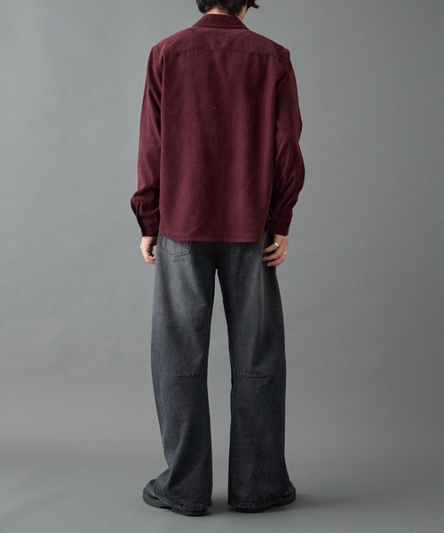 COLONY 2139（コロニートゥーワンスリーナイン）の「フェードツイルCPOシャツ（シャツ/ブラウス・メンズ・ブラック/バーガンディー/ベージュ・MEDIUM/LARGE）」の14枚目の写真