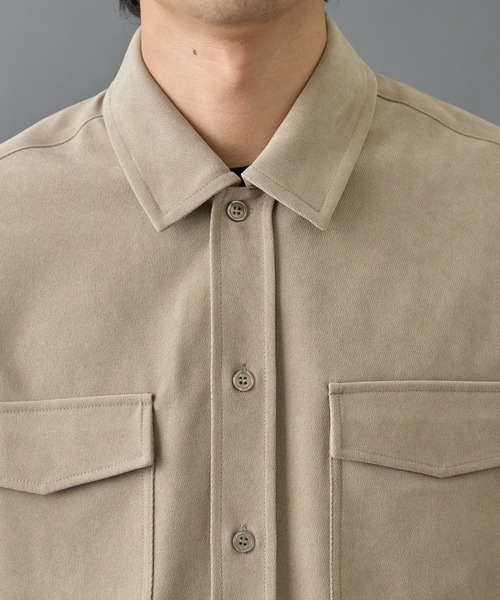 COLONY 2139（コロニートゥーワンスリーナイン）の「フェードツイルCPOシャツ（シャツ/ブラウス・メンズ・ブラック/バーガンディー/ベージュ・MEDIUM/LARGE）」の19枚目の写真