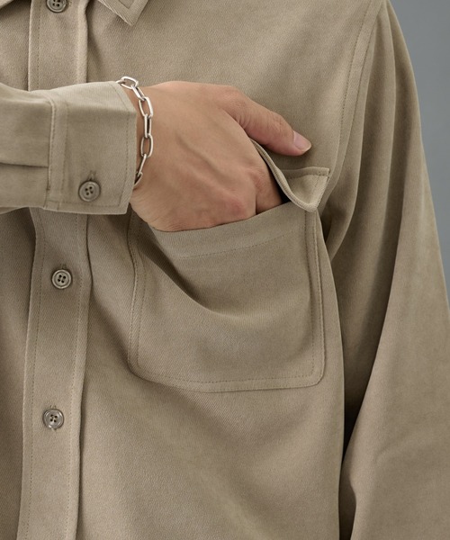 COLONY 2139（コロニートゥーワンスリーナイン）の「フェードツイルCPOシャツ（シャツ/ブラウス・メンズ・ブラック/バーガンディー/ベージュ・MEDIUM/LARGE）」の20枚目の写真