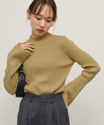 NOGLE | 【NOGLE/ノグル】ミニハイネックフレアリブニット(ニット/セーター)