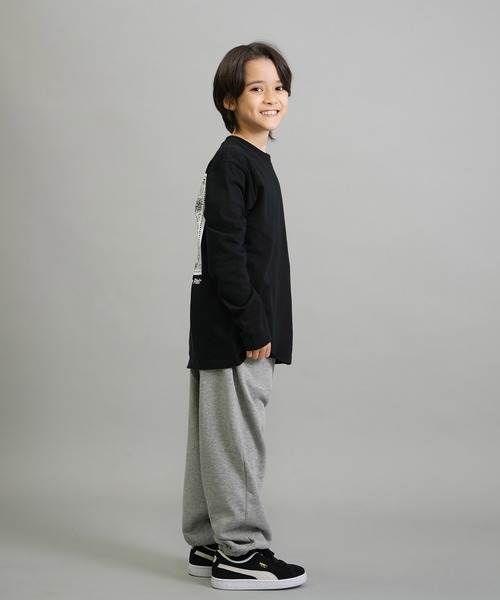 NEW ERA(ニューエラ)の「NEW ERA/ニューエラ YTH LS CT TEE PAISLEY キッズ ロンT 14693878/14693879(Tシャツ/カットソー・キッズ・ホワイト/ブラック・130cm/140cm/150cm/160cm)」の8枚目の写真