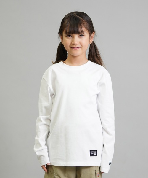 NEW ERA(ニューエラ)の「NEW ERA/ニューエラ YTH LS CT TEE PAISLEY キッズ ロンT 14693878/14693879(Tシャツ/カットソー・キッズ・ホワイト/ブラック・130cm/140cm/150cm/160cm)」の18枚目の写真