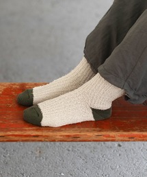 decka Quality socks（デカクオリティソックス）の「SHOWATABE ショウワタベ テクスチャーマルチカラーコットンソックス 靴下 メンズ レディース 21.5～24.5cm 25.0～28.0cm（ソックス/靴下）」
