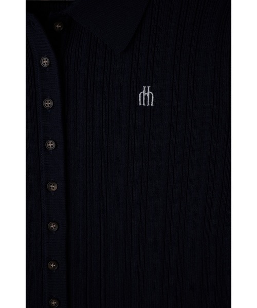 Trois Rib Knit Polo Top（ニット/セーター）｜Her lip to（ハーリップ