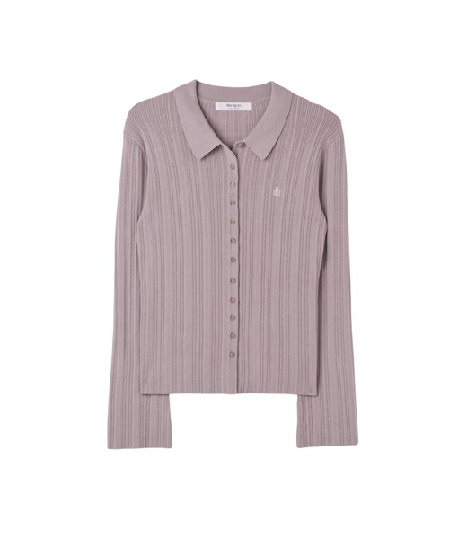 Her lip to（ハーリップトゥー）の「Trois Rib Knit Polo Top（ニット/セーター・レディース・ブラック/ブラウン系/レッド系/ホワイト系/ローズ/ホワイト/ネイビー・FREE）」の17枚目の写真