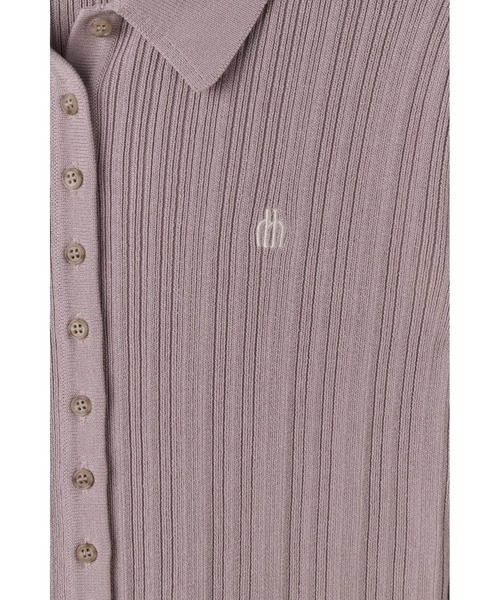 Her lip to（ハーリップトゥー）の「Trois Rib Knit Polo Top（ニット/セーター・レディース・ブラック/ブラウン系/レッド系/ホワイト系/ローズ/ホワイト/ネイビー・FREE）」の18枚目の写真