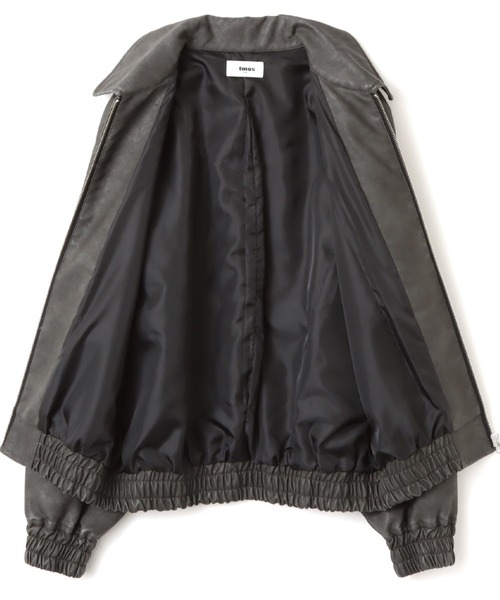 atmos pink（アトモスピンク）の「atmos pink Faux Leather Jacket / アトモス ピンク フォー レザー ジャケット（その他アウター・レディース・グレー/ブラック・FREE）」の14枚目の写真