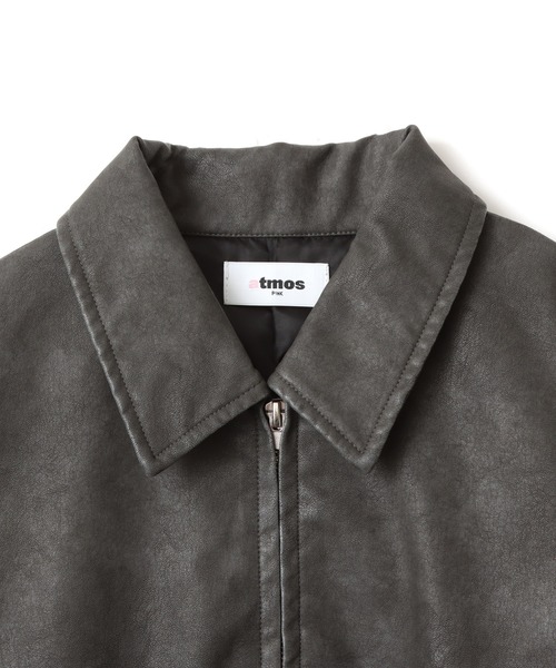 atmos pink（アトモスピンク）の「atmos pink Faux Leather Jacket / アトモス ピンク フォー レザー ジャケット（その他アウター・レディース・グレー/ブラック・FREE）」の13枚目の写真